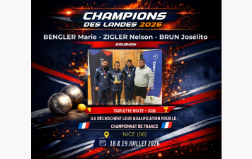 TRIPLETTE MIXTE 2026