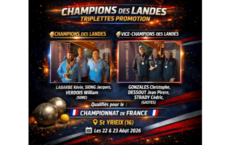 RESULTATS TRIP PROM 2026