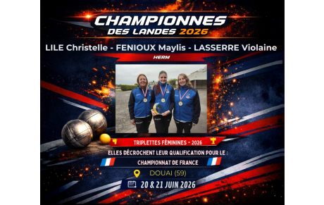 TRIPLETTES FEMININES 2026